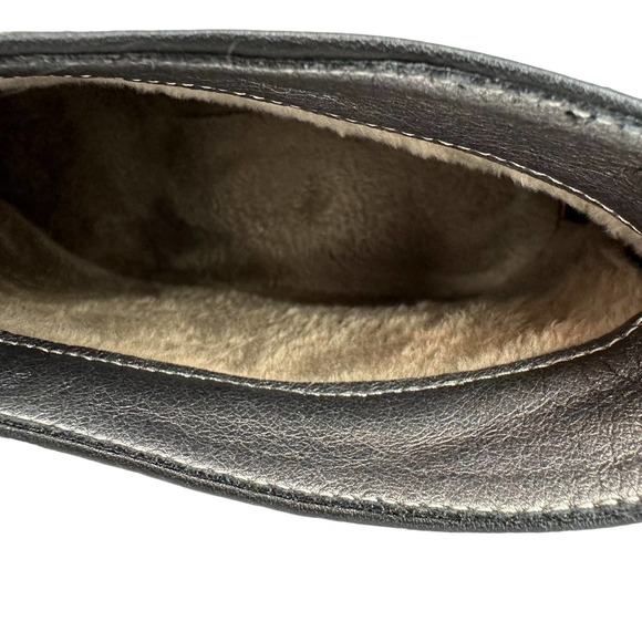 Women Stiletto Ankle Boots Size 7.5 High Heel Pointed Toe Black White NEW - Picture 14 of 15